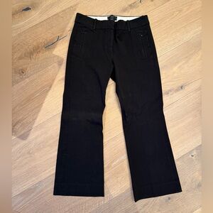 black jcrew teddie pants